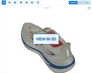 Mizuno Sky Prime 3D Model Full Shoe