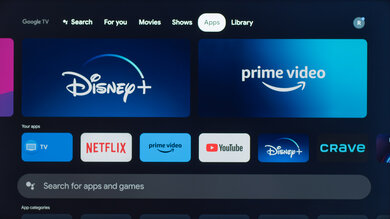 Sony X90L/X90CL Apps Picture