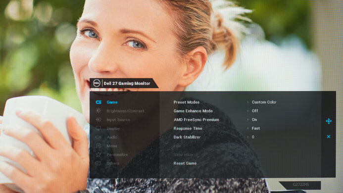 Dell G2722HS OSD Picture