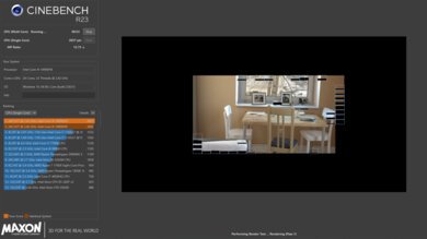Dell Alienware m18 R2 (2024) Cinebench R23 Photo