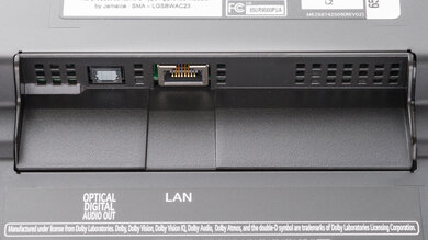 LG UR9000 Rear Inputs Picture