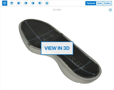 ASICS METASLEEK 3D Model Internal