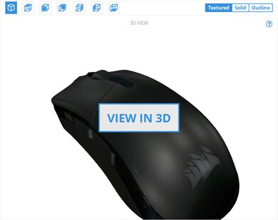 Corsair SABRE RGB PRO 3D Model