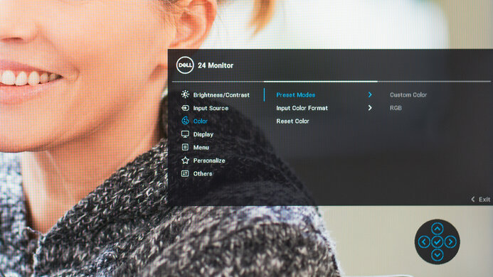 Dell P2423D OSD Picture