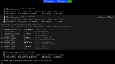 ASUS Chromebook Flip CX5 14 (2021) Storage Performance Image