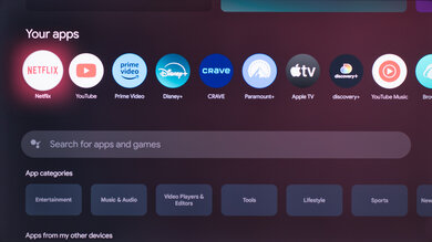 Hisense U7N [U7, U75N] Apps Picture