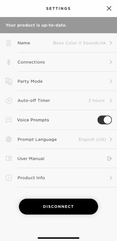 Bose SoundLink Color II App Picture