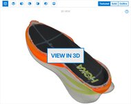 HOKA Mach X 3 3D Model Internal