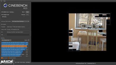 HP ENVY x360 15 (2023) Cinebench R23 Photo