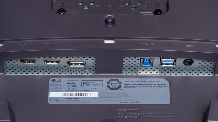 LG 27G850A-B Inputs 1