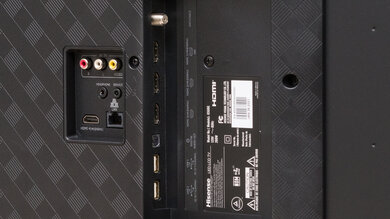 Hisense U6G Side Inputs Picture