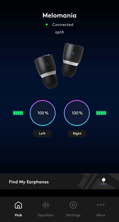 Cambridge Audio Melomania 1+ True Wireless App Picture