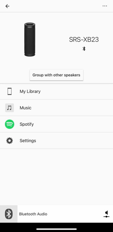 Sony SRS-XB23 App Picture