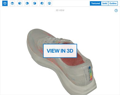 ANTA Zone 2 90 3D Model Full Shoe