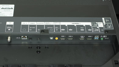 Sony A1E OLED Rear Inputs Picture