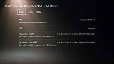 Hisense 75U8N PS5 Screenshot