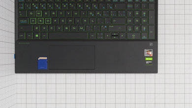 HP Pavilion Gaming Laptop 15 (2021) Touchpad Photo