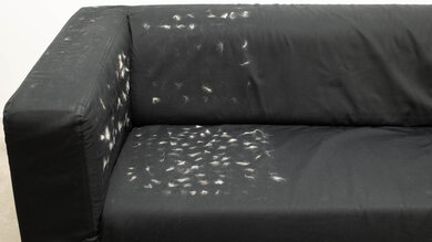 Hoover ONEPWR Cordless Hand Vacuum Sofa Pickup Post Test