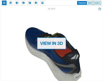 Salomon Aero Glide 4 3D Model Full Shoe