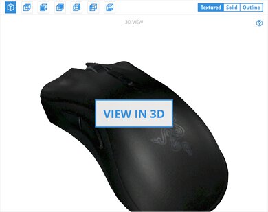 Razer DeathAdder Elite 3D Model