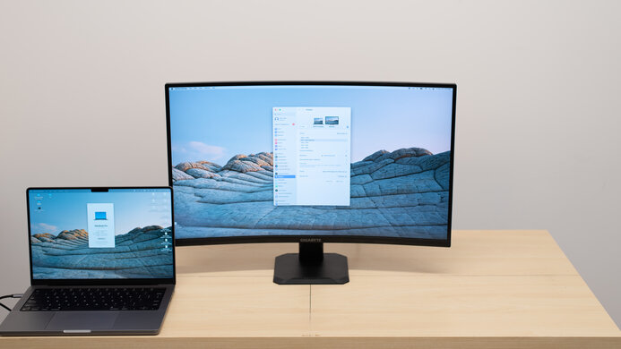 Gigabyte GS27QC Display Picture