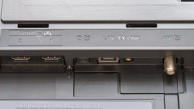 Samsung S95B OLED Rear Inputs Picture