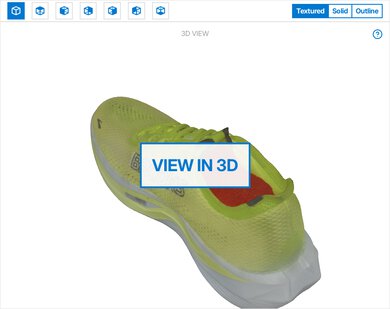 Brooks Hyperion 3 3D Model Full Shoe