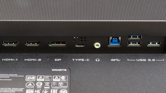 Gigabyte M27U Inputs 1