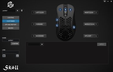 G-Wolves Skoll SK-L ACE Edition Software settings screenshot