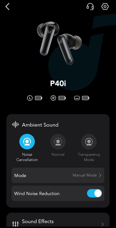 Anker Soundcore P40i App Picture