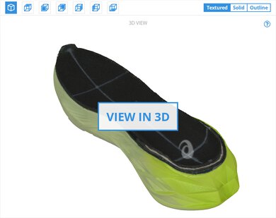 ASICS NOVABLAST 4 3D Model Internal