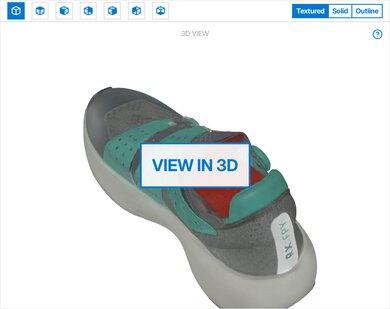 Speedland RX:FPY with Carbitex GearFlex Plate 3D Model Full Shoe