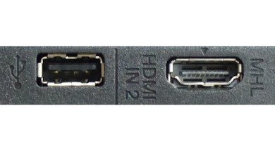 Sony R400 Side inputs