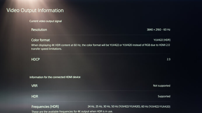 LG 35WN65C-B PS5 Compatibility Photo