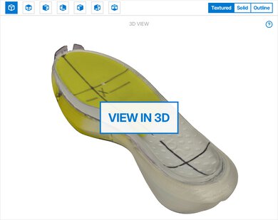On Cloudboom Strike 2 3D Model Internal