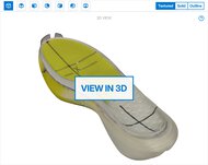 On Cloudboom Strike 2 3D Model Internal