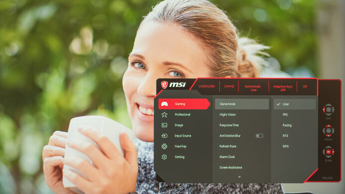 MSI Optix G272 OSD Picture