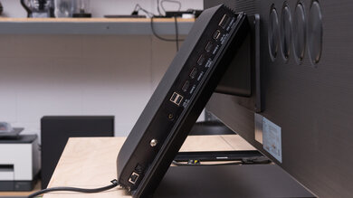 Samsung QN800A 8k QLED Rear Inputs Picture