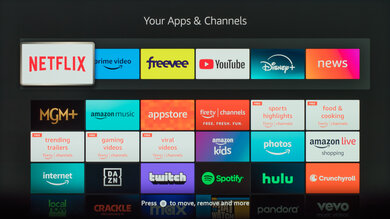 Panasonic Z85A OLED Apps Picture