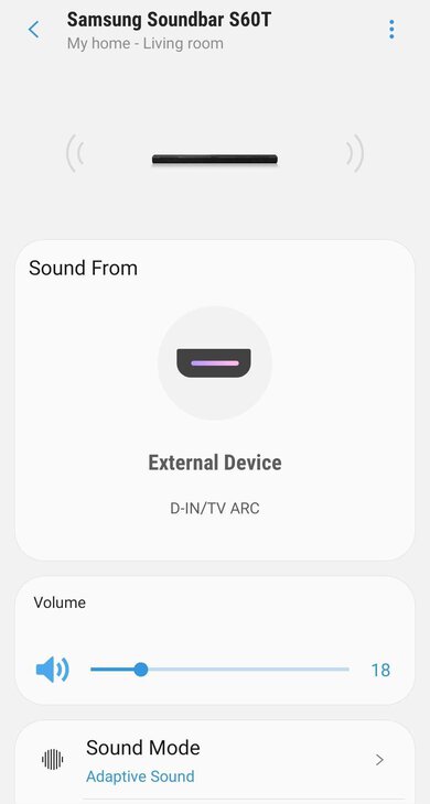 Samsung HW-S60T App image