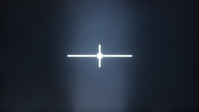 HP OMEN 27qs Black Uniformity Picture With Local Dimming