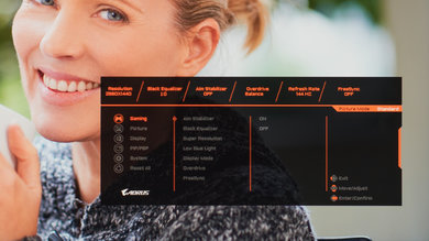 Gigabyte AORUS AD27QD OSD Picture