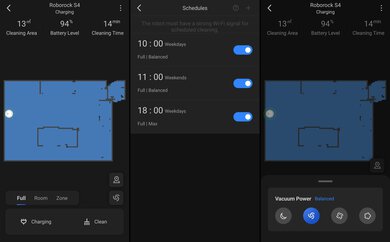 Roborock S4 Companion App Screen Grabs