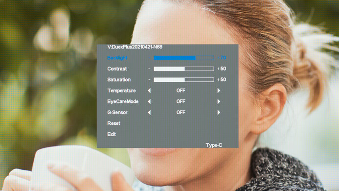 Mobile Pixels DUEX Plus OSD Picture