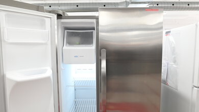 Frigidaire FRSS2623AS Ice Maker Location
