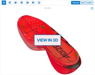 adidas Adizero Adios Pro 5 3D Model Internal