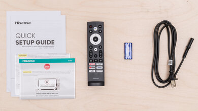 Hisense A65K In The Box Picture