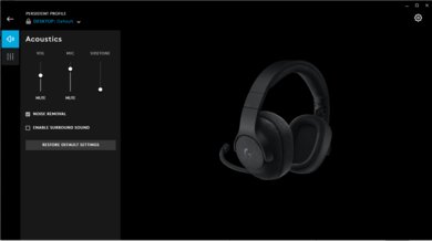 Logitech G433 App Picture