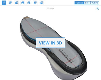 Nike Vomero 17 3D Model Internal