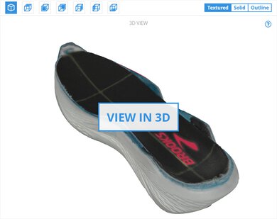 Brooks Hyperion Max 2 3D Model Internal